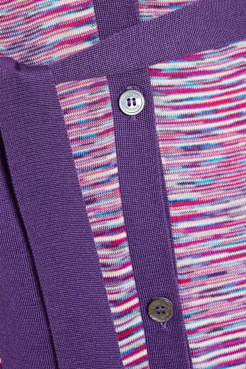 MISSONI Space-dyed silk cardigan