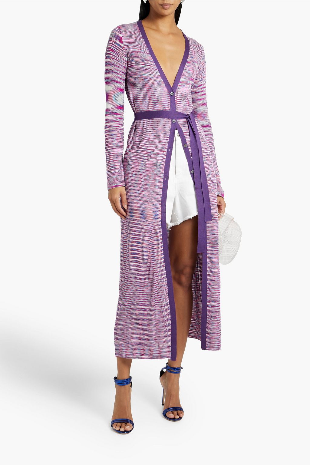 MISSONI Space-dyed silk cardigan