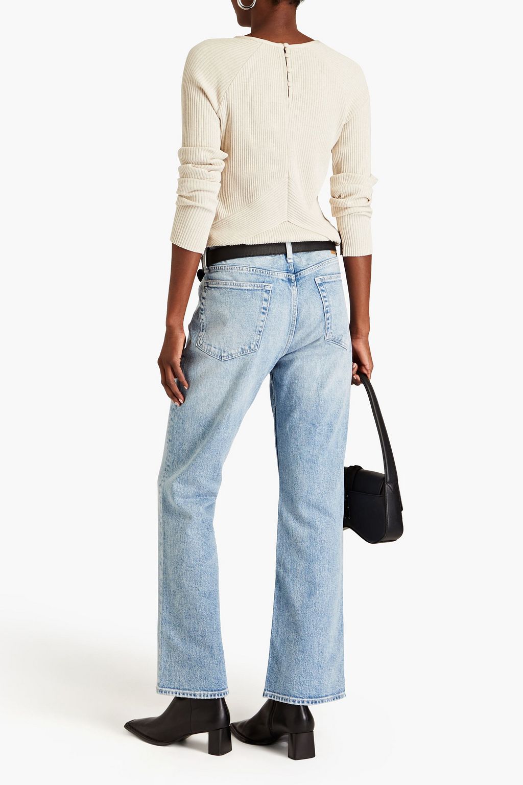 RAG & BONE جينز “مالفيرن” بقصّة بوت كت وخصر متوسط الارتفاع