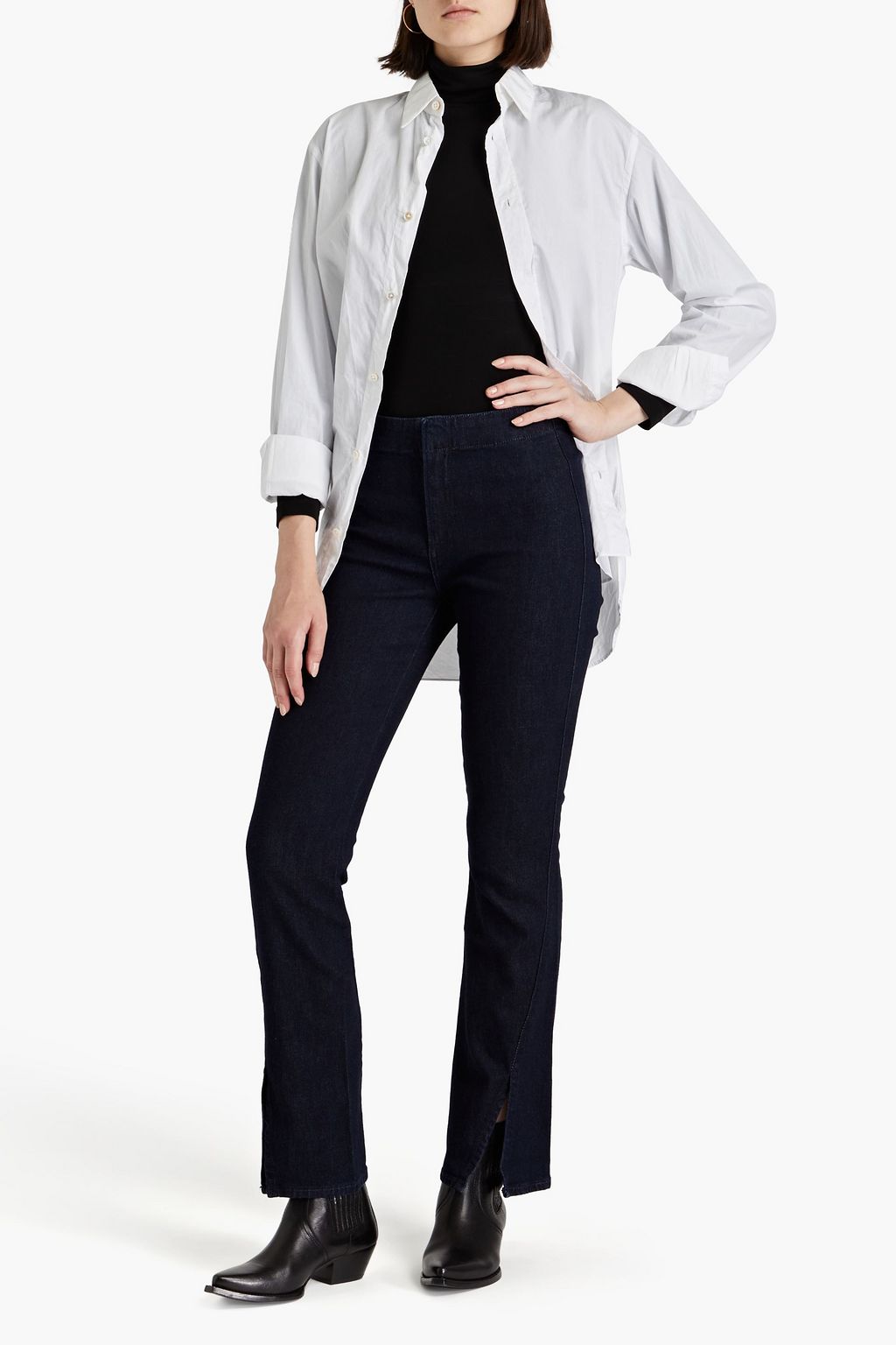 RAG & BONE جينز بقصّة بوت كت وبخصر عالٍ