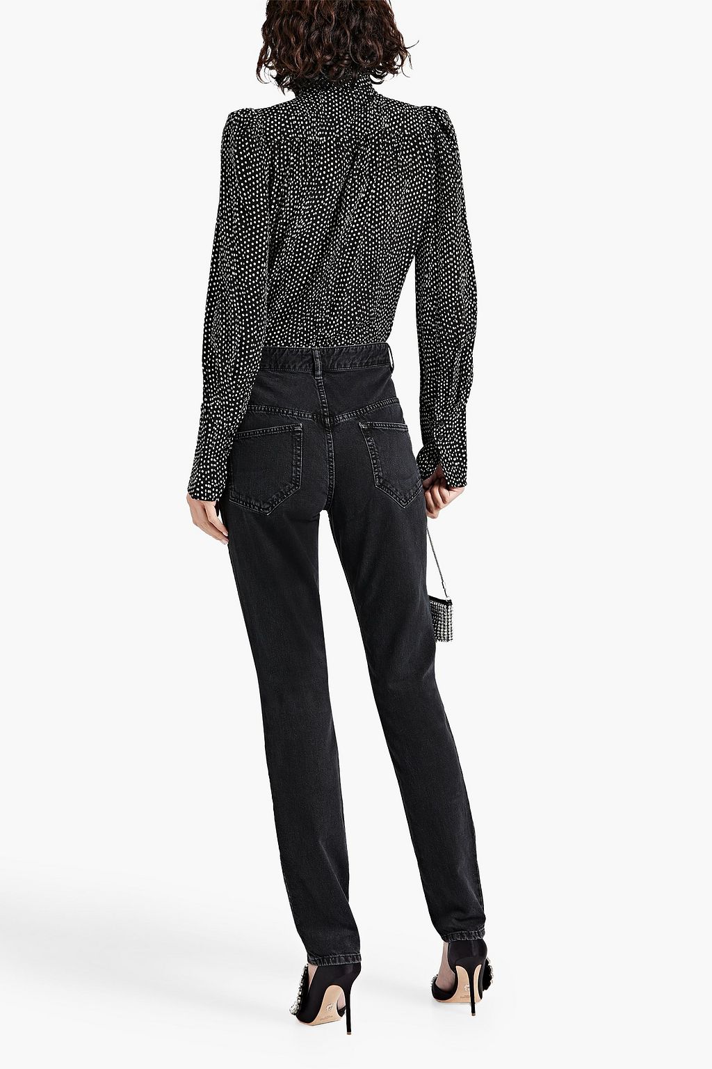 ISABEL MARANT Nominic high-rise slim-leg jeans