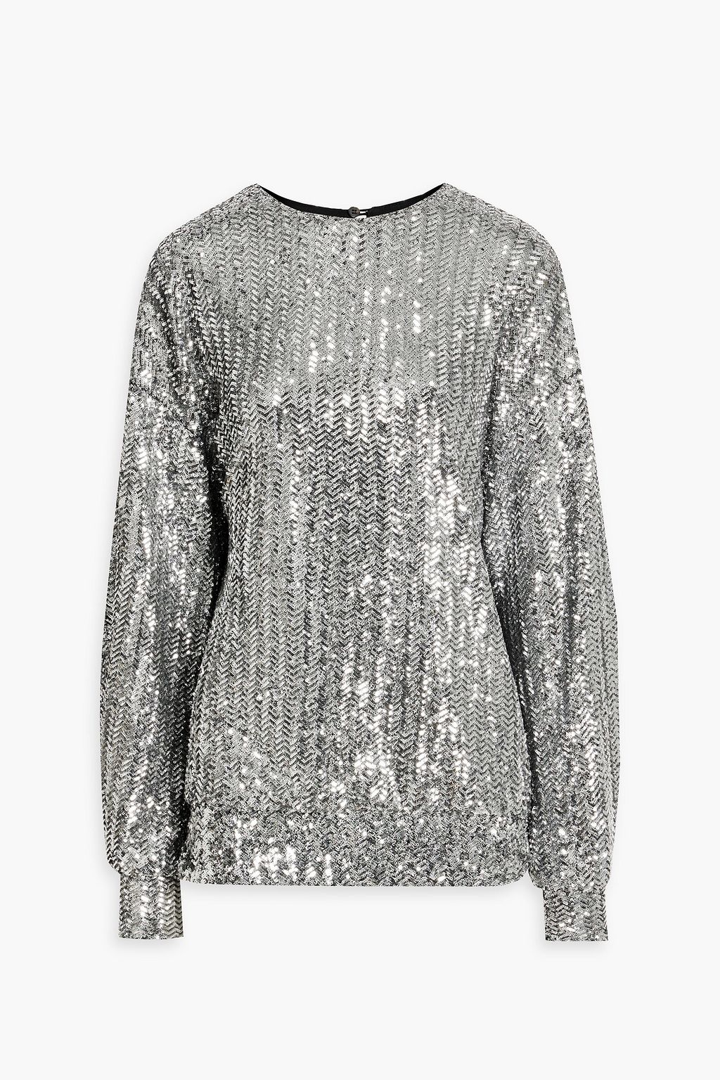 ISABEL MARANT Olivia sequined tulle top | THE OUTNET