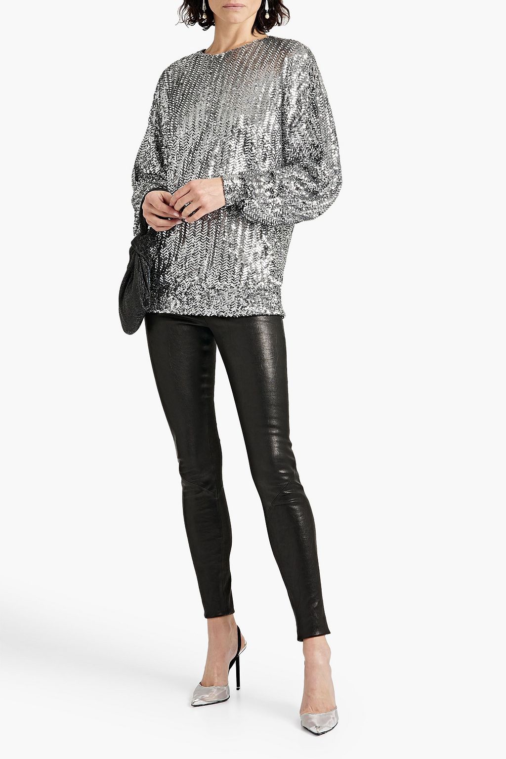 ISABEL MARANT Olivia sequined tulle top