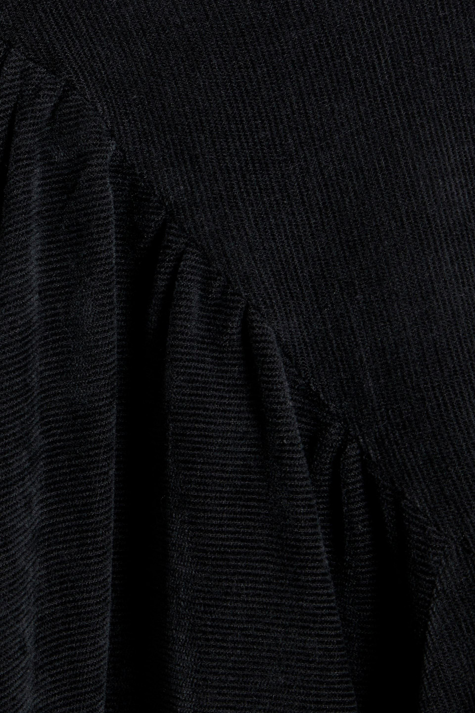 Isabel Marant Venilia Gathered Corduroy Top In Midnight Blue