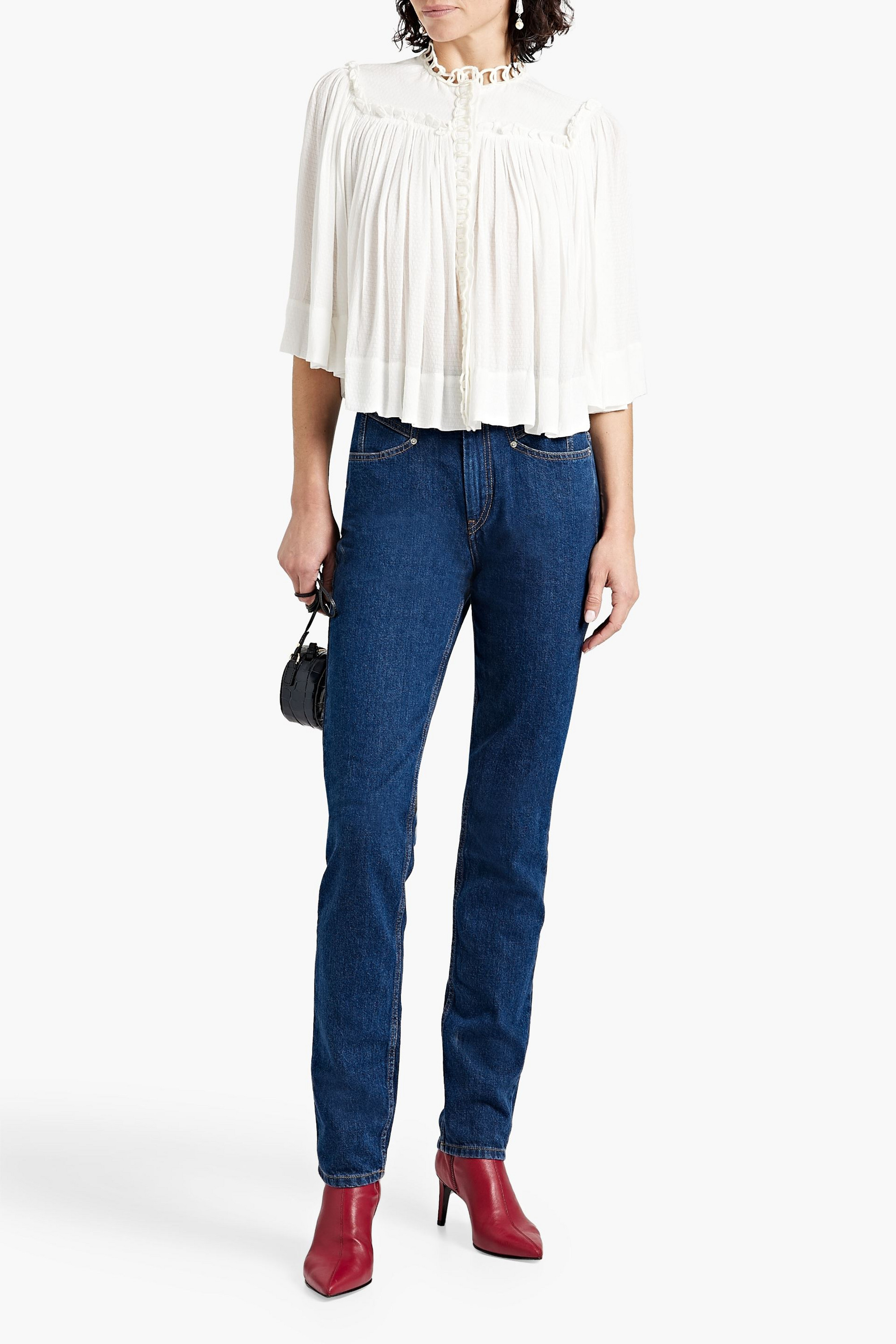 Isabel Marant Nominic high-rise slim-leg jeans