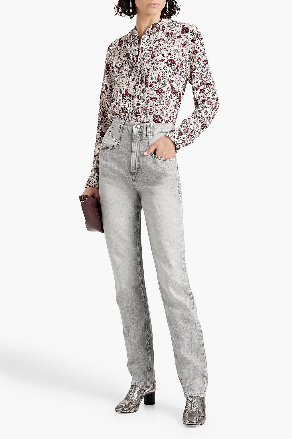 ISABEL MARANT High-rise straight-leg jeans
