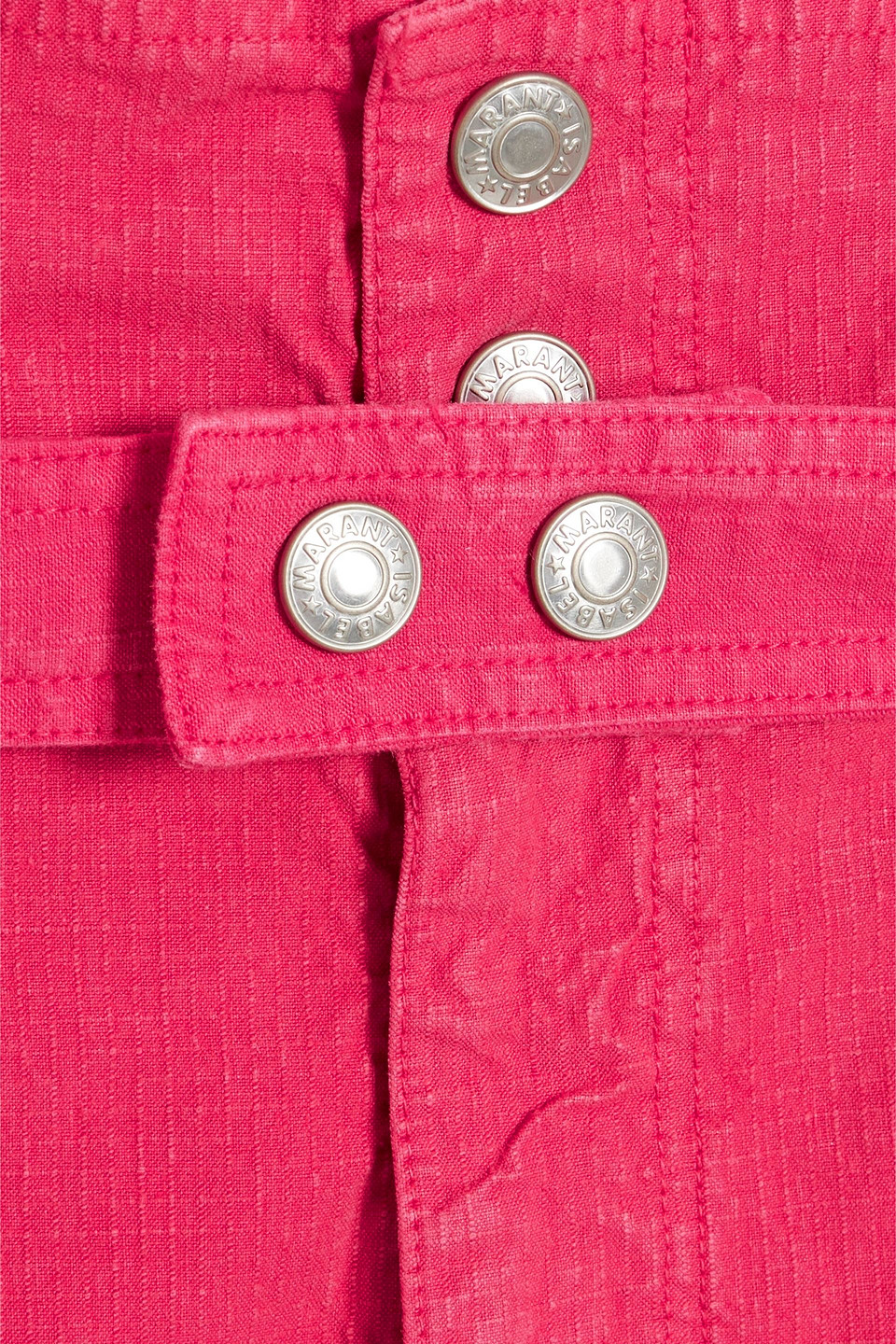 ISABEL MARANT EFFIE STRETCH-LINEN AND COTTON-BLEND RIPSTOP SHORTS