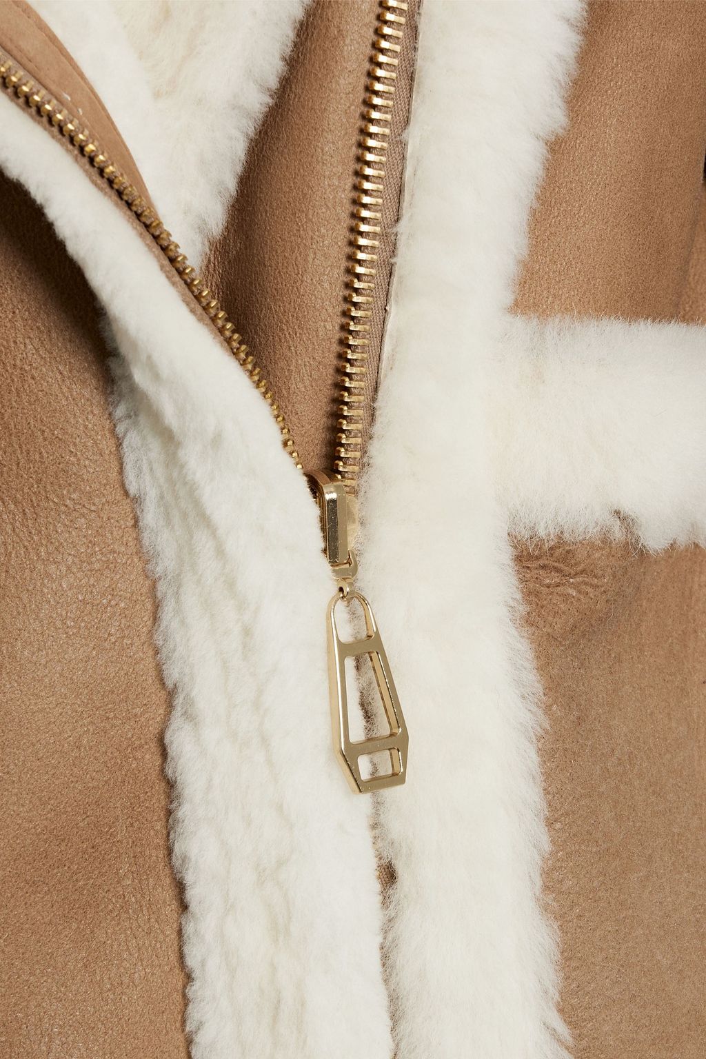 DOM GOOR Reversible shearling biker jacket