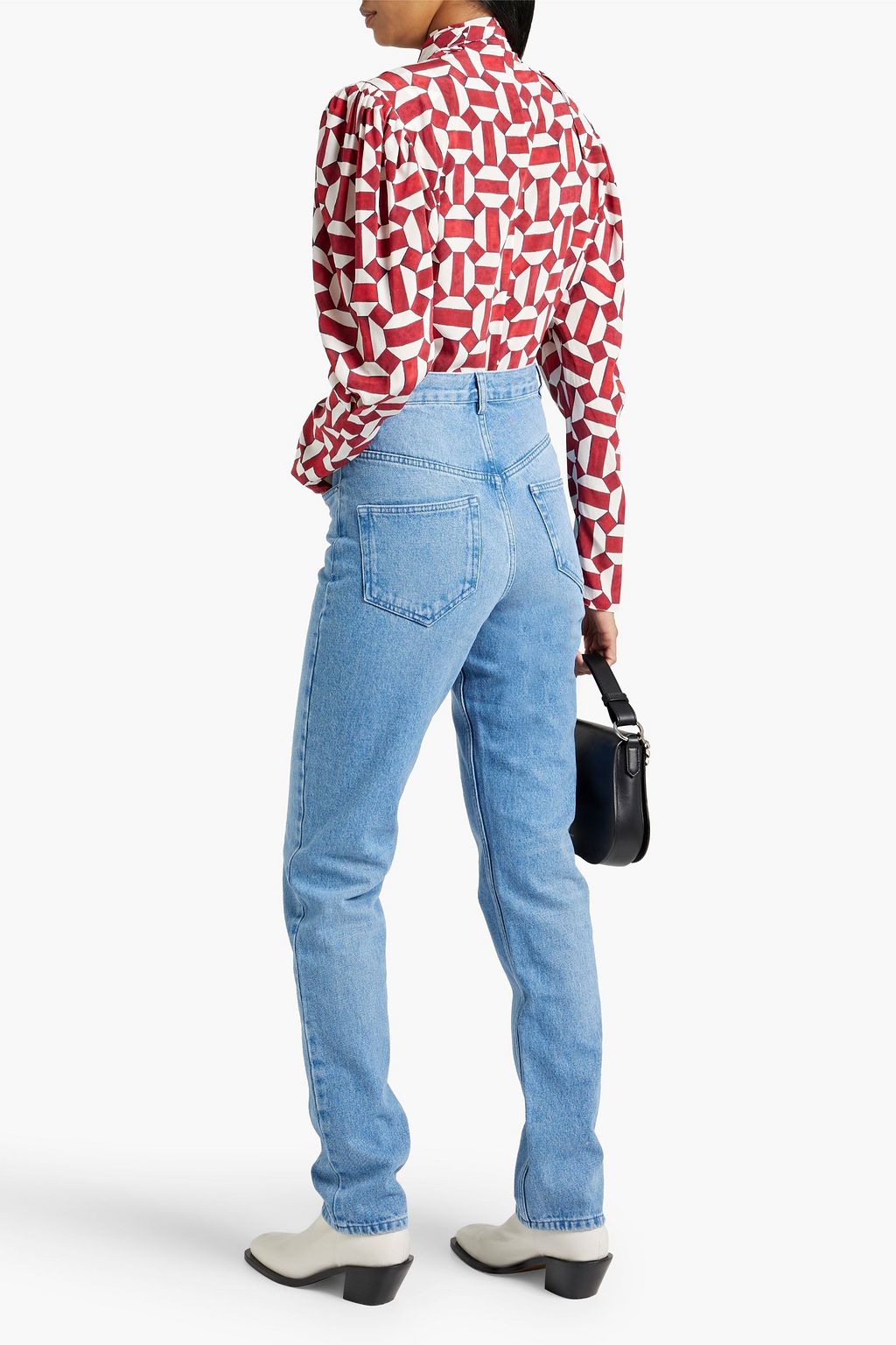 ISABEL MARANT Afavallia printed silk-blend crepe de chine blouse