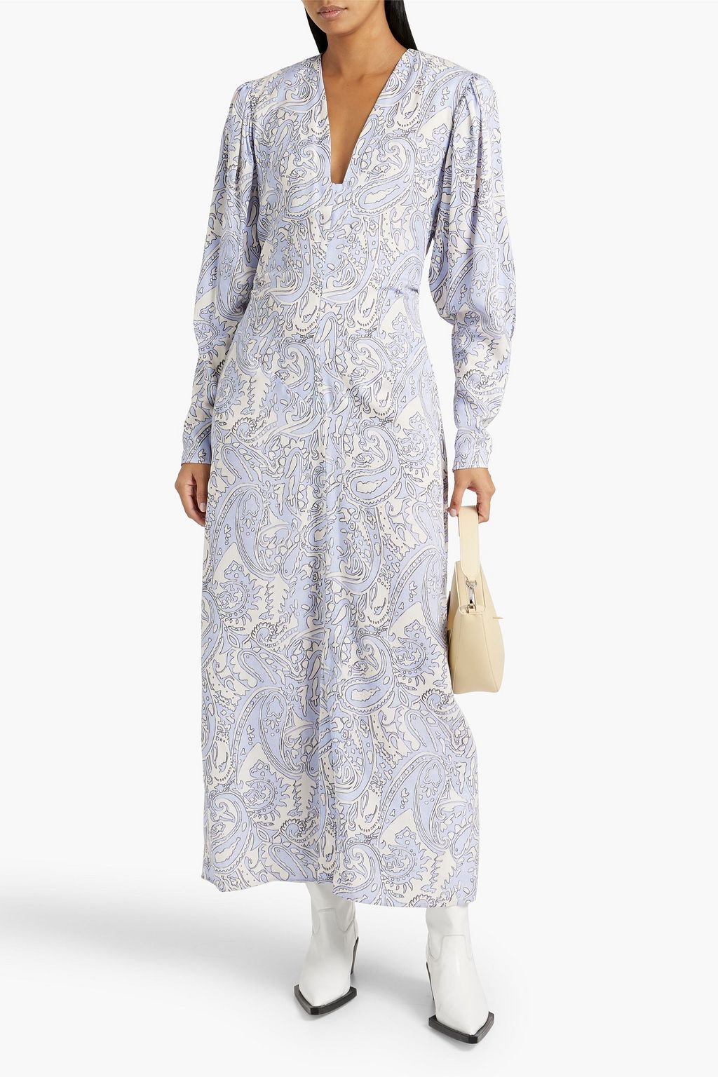 ISABEL MARANT Bagenia floral-print Lyocell-twill maxi dress
