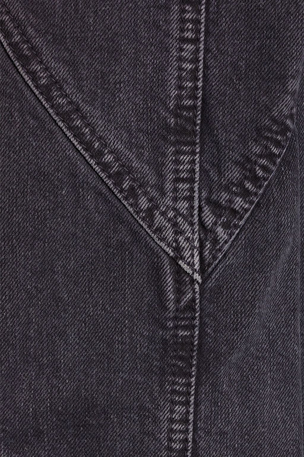 ISABEL MARANT Ervalia snap-detailed denim mini dress