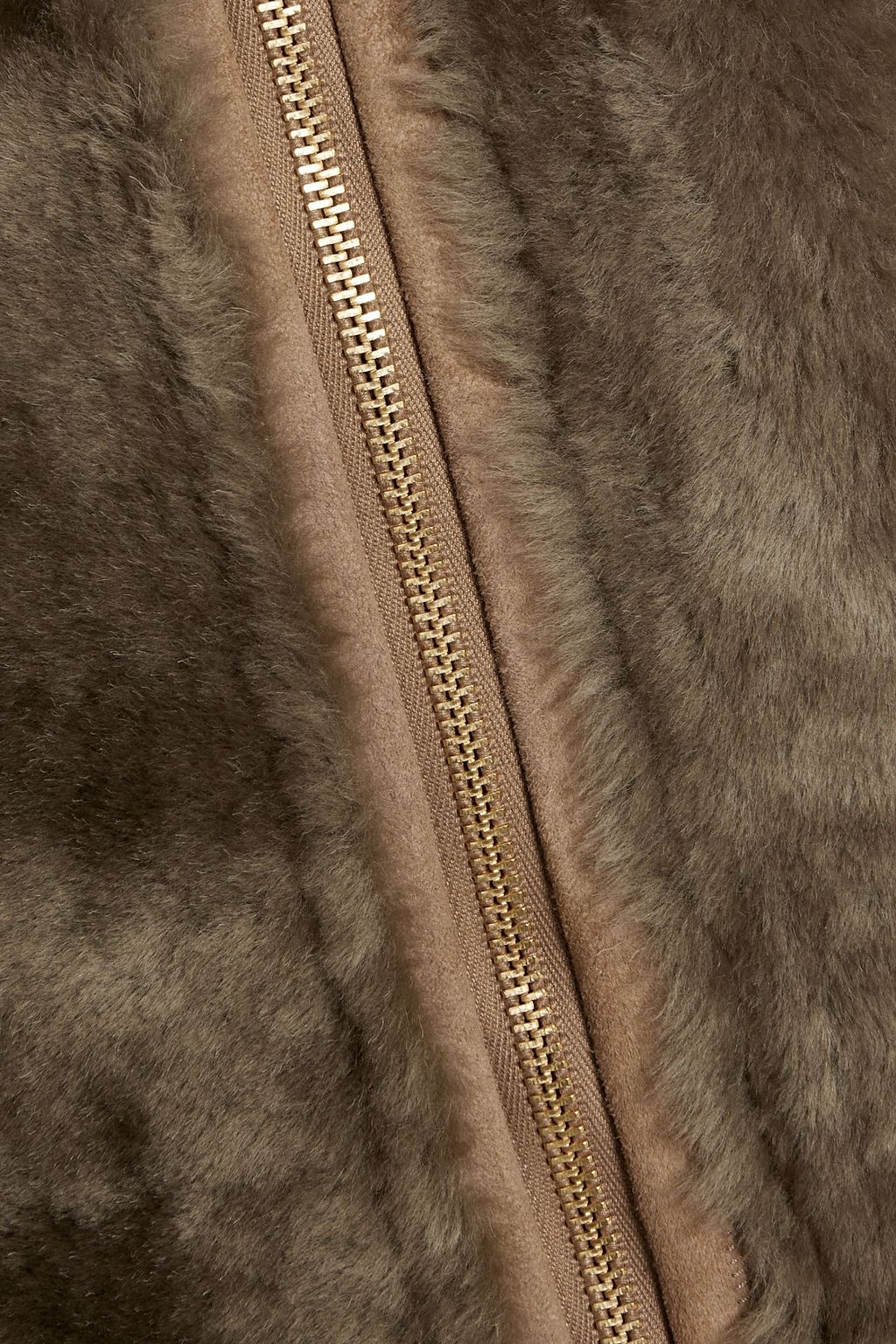 DOM GOOR Reversible shearling hooded vest