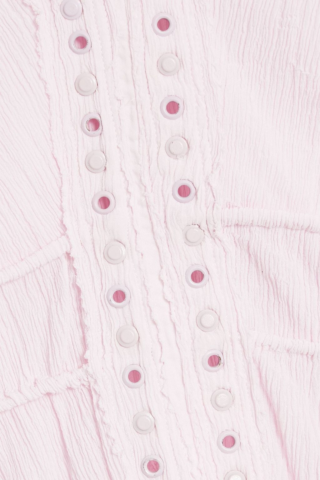 ISABEL MARANT Lemila ruffled cotton and silk-blend crepon top