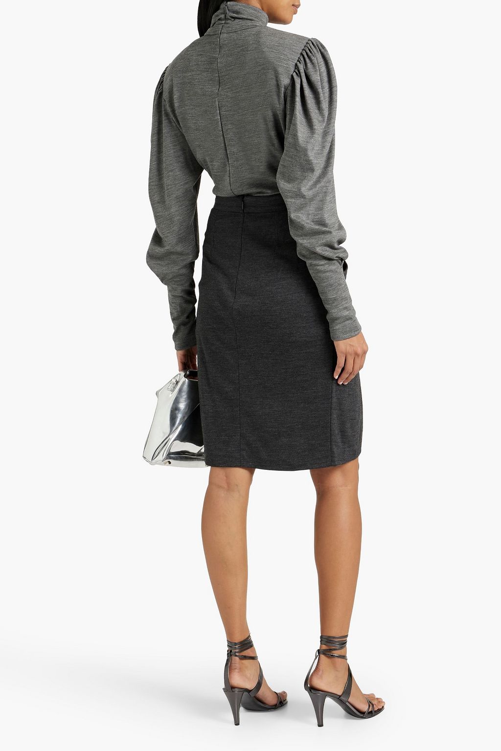 ISABEL MARANT Gavina wool-jersey turtleneck top