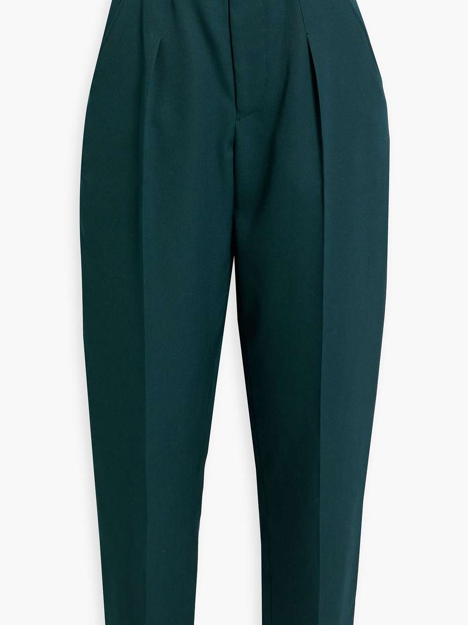 racomisl wool-twill tapered pants