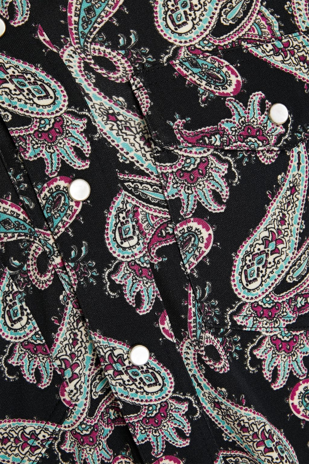 ISABEL MARANT Lettyzim paisley-print jersey shirt