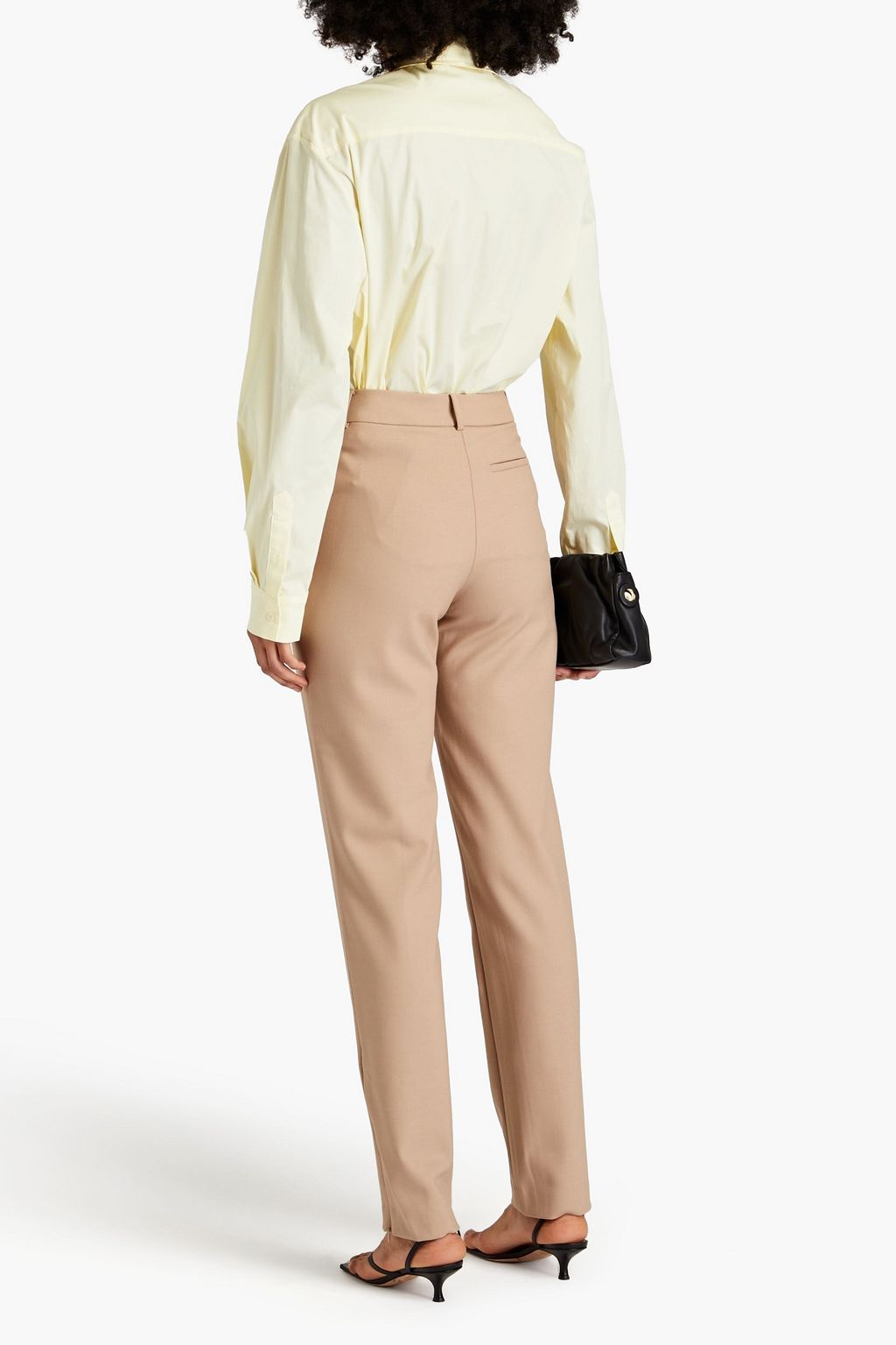 ANNA QUAN Stretch-cotton poplin shirt