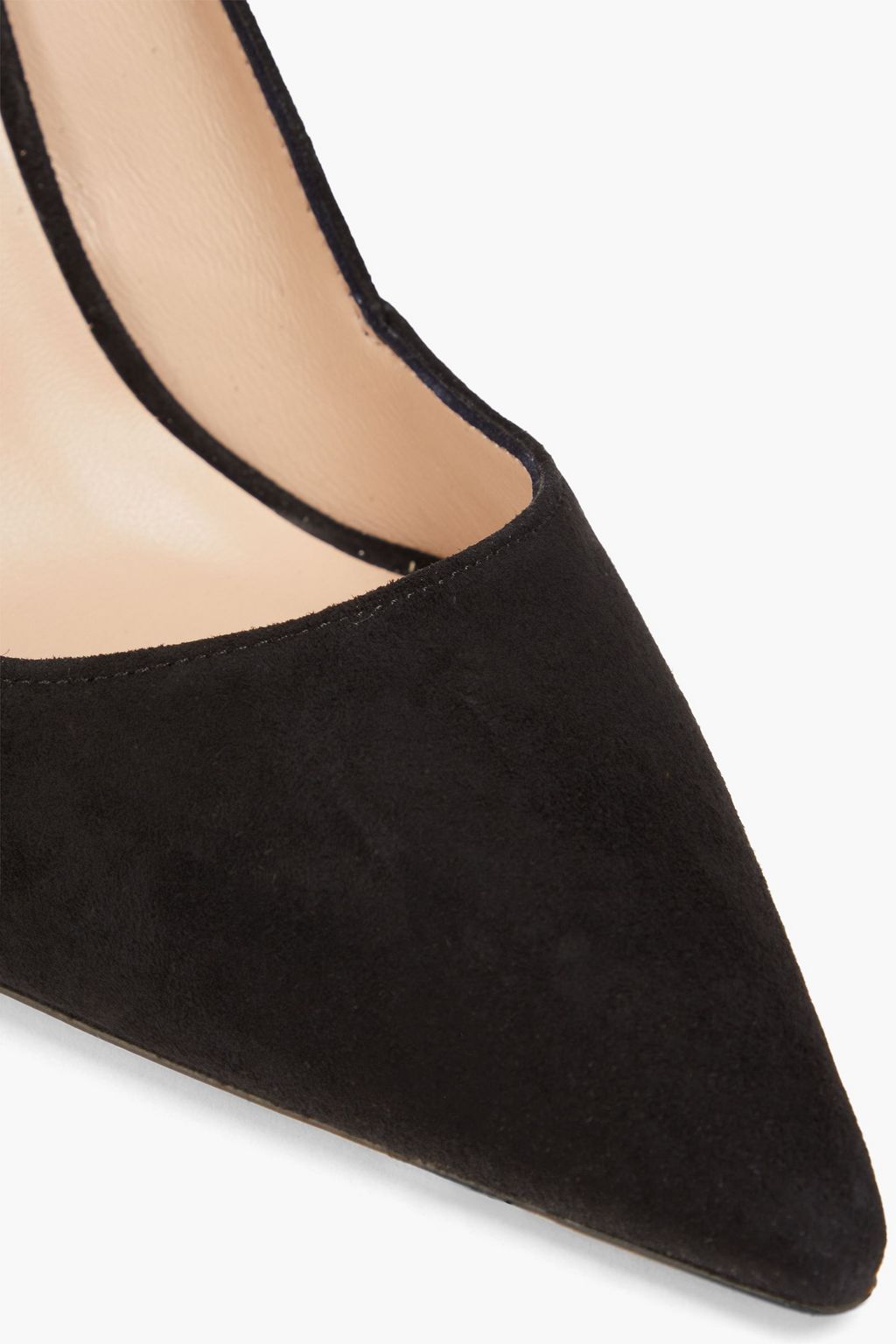 STUART WEITZMAN X Curve 100 suede pumps