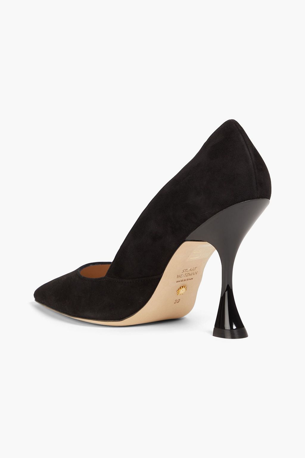 STUART WEITZMAN X Curve 100 suede pumps