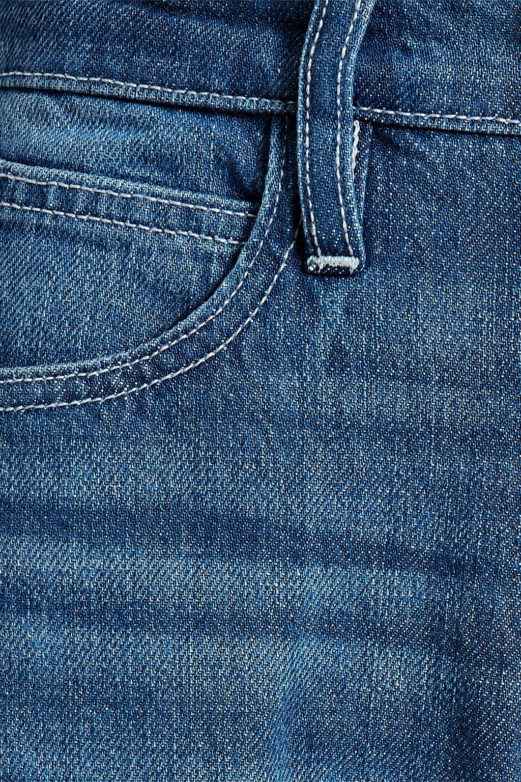 FRAME Le High 'N' Tight faded high-rise wide-leg jeans