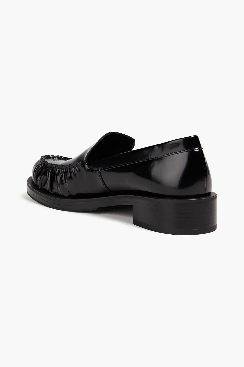 STUART WEITZMAN Grayson patent-leather loafers