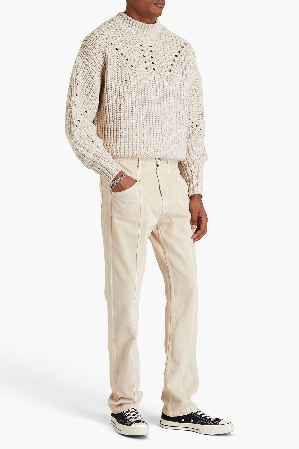 ISABEL MARANT Jackomo acid-wash denim jeans