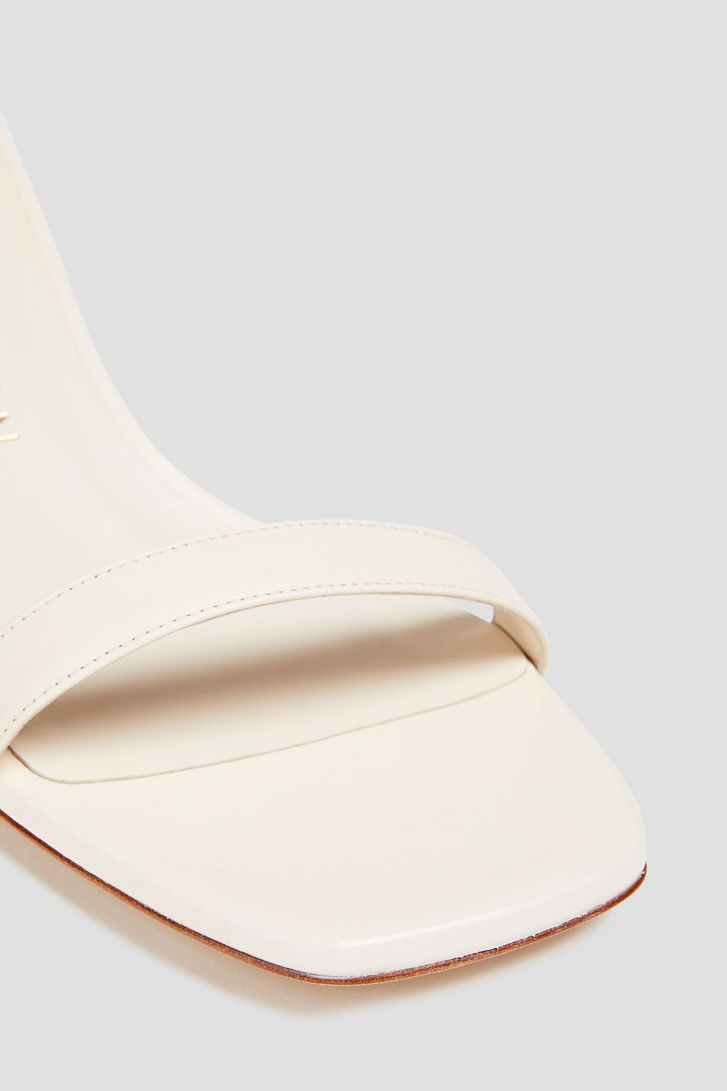 STUART WEITZMAN صندل “سيمبل كيرف” مصنوع من الجلد بكعب مقاس 50