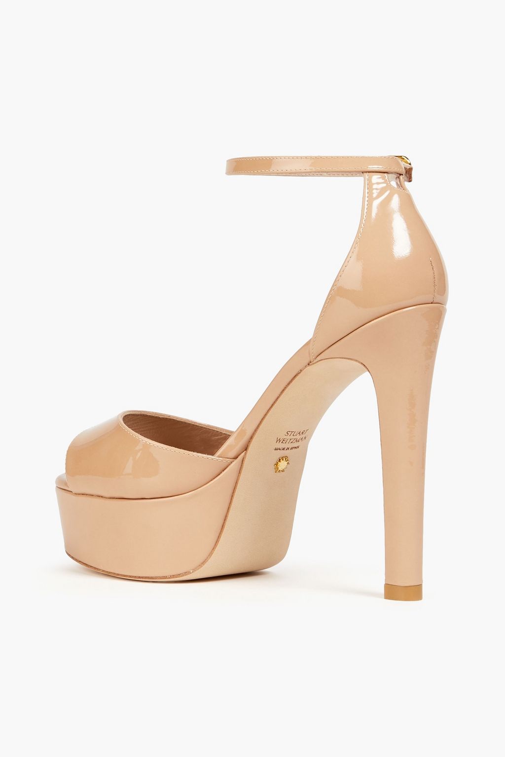 STUART WEITZMAN Disco Platform パテントレザー プラットフォームサンダル