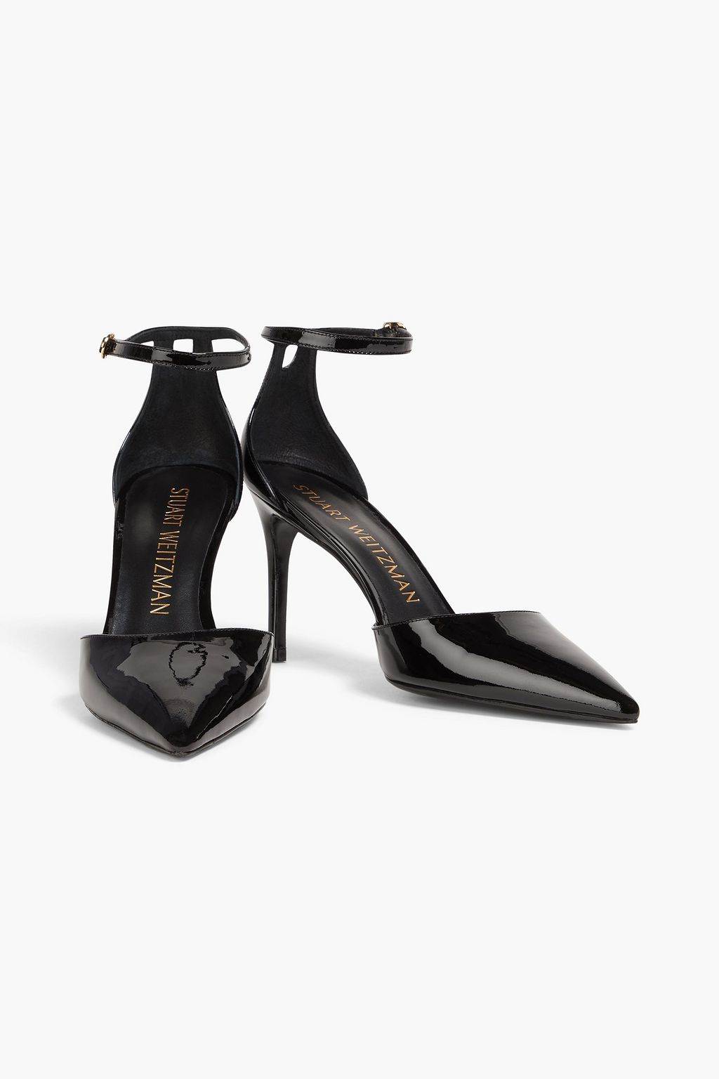 stuart weitzman leather pumps