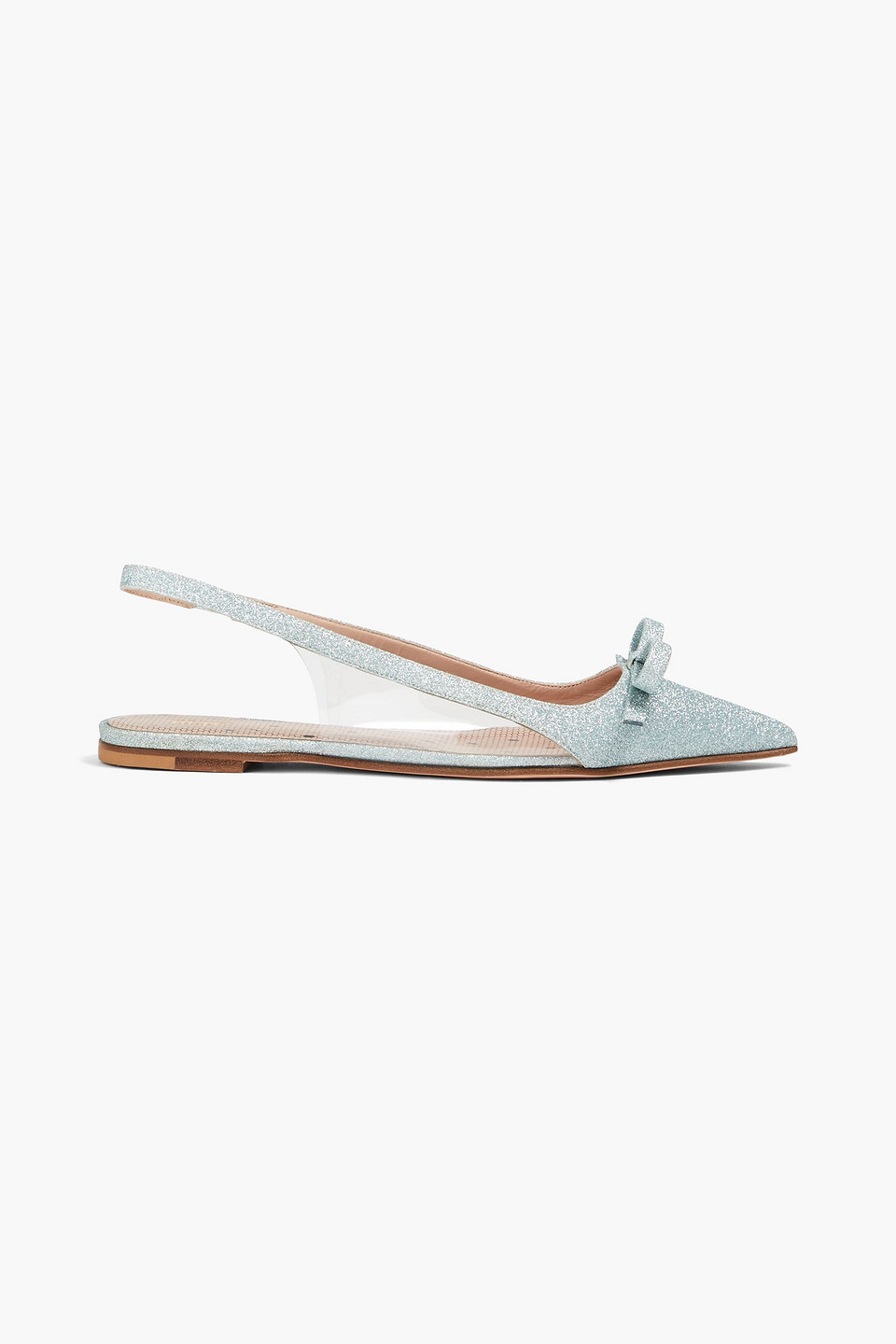 Redv Red(v) Woman Ballet Flats Turquoise Size 7 Textile Fibers, Pvc - Polyvinyl Chloride In Sky Blue