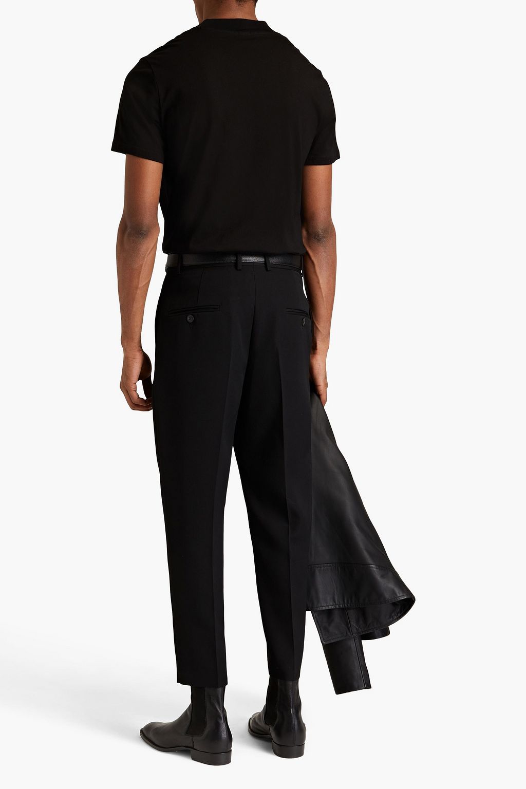 ISABEL MARANT Nicko tapered linen-blend twill pants