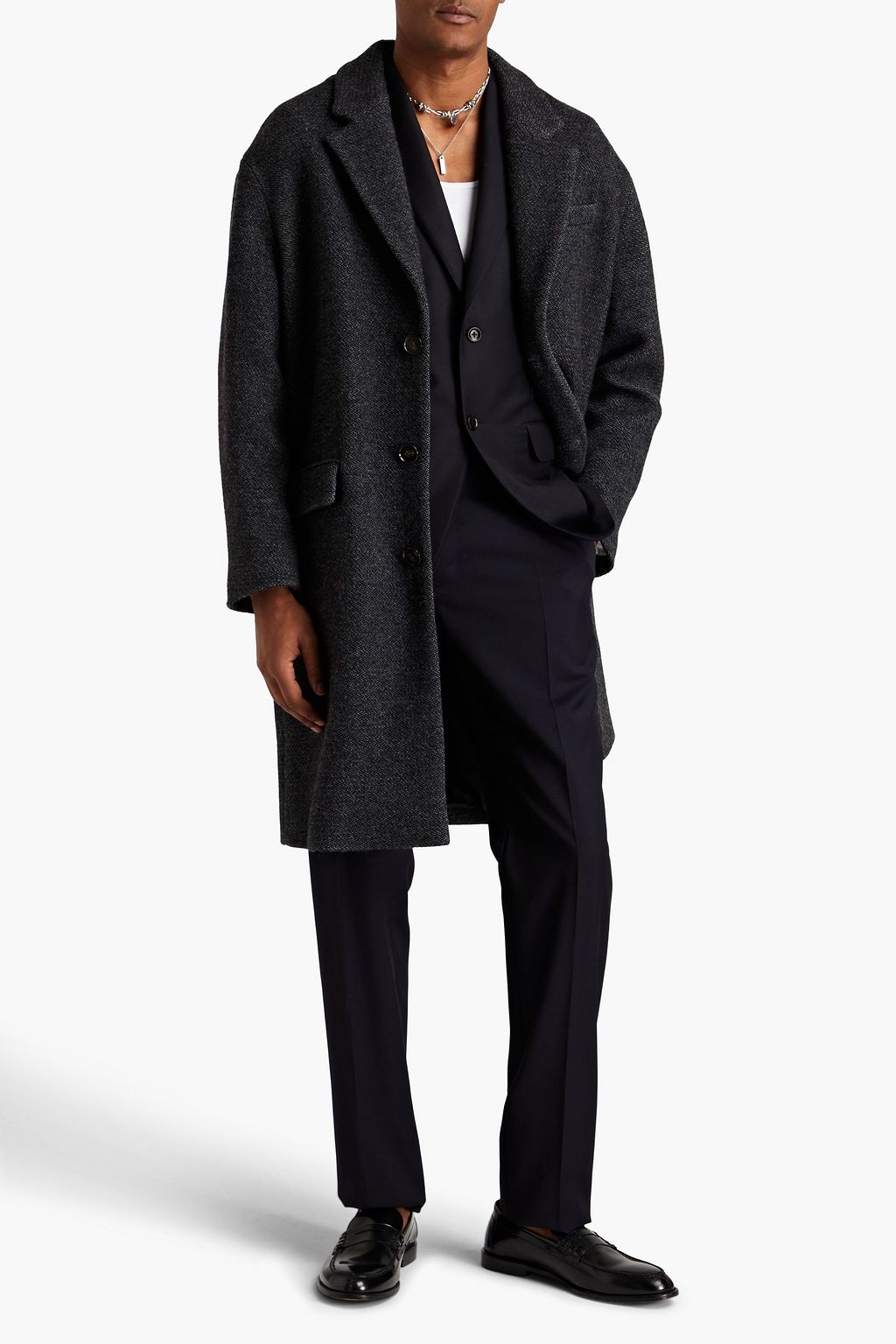 ISABEL MARANT Oversized wool-blend coat