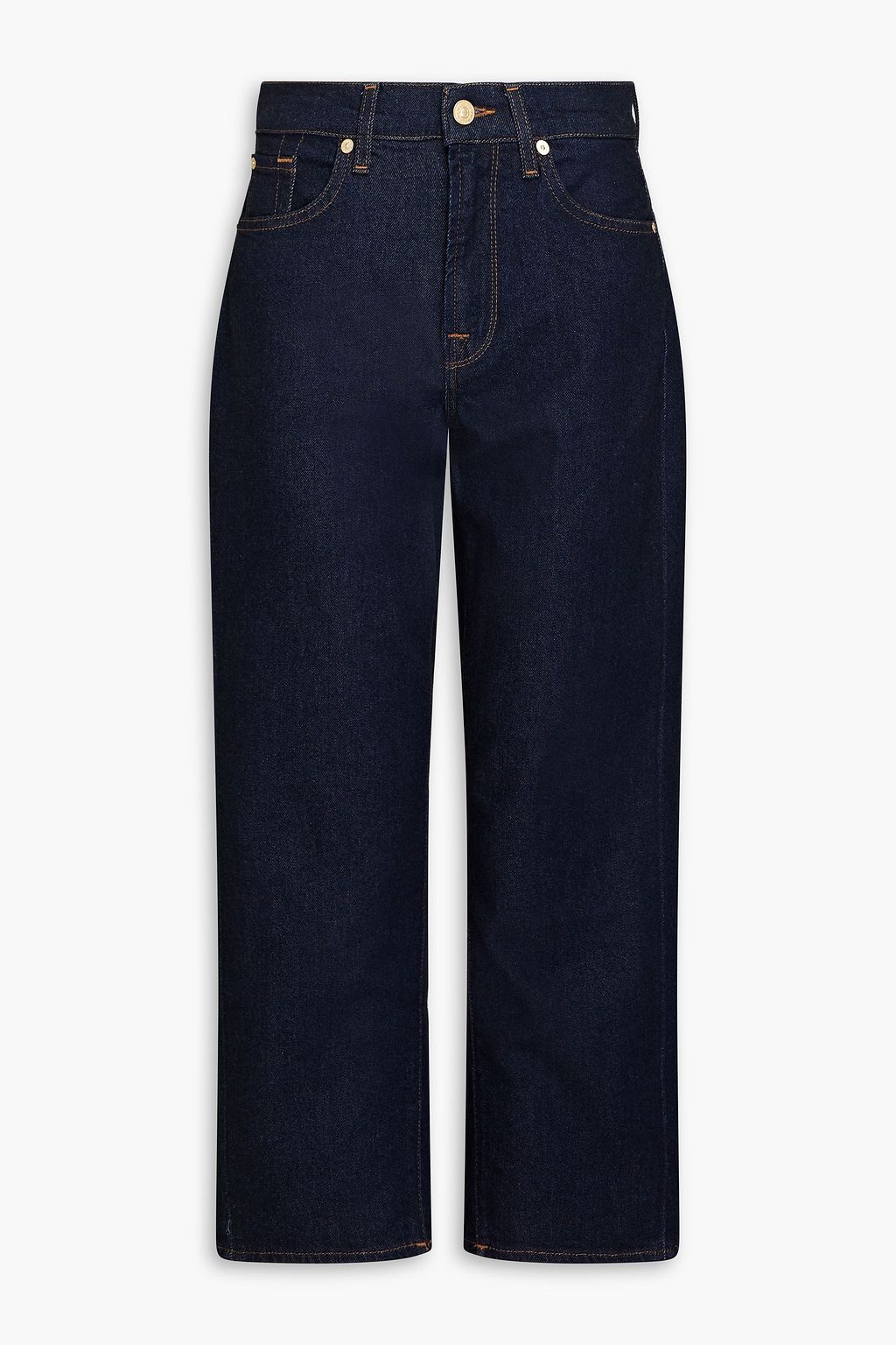 7 FOR ALL MANKIND Modern mid rise straight leg jeans THE OUTNET