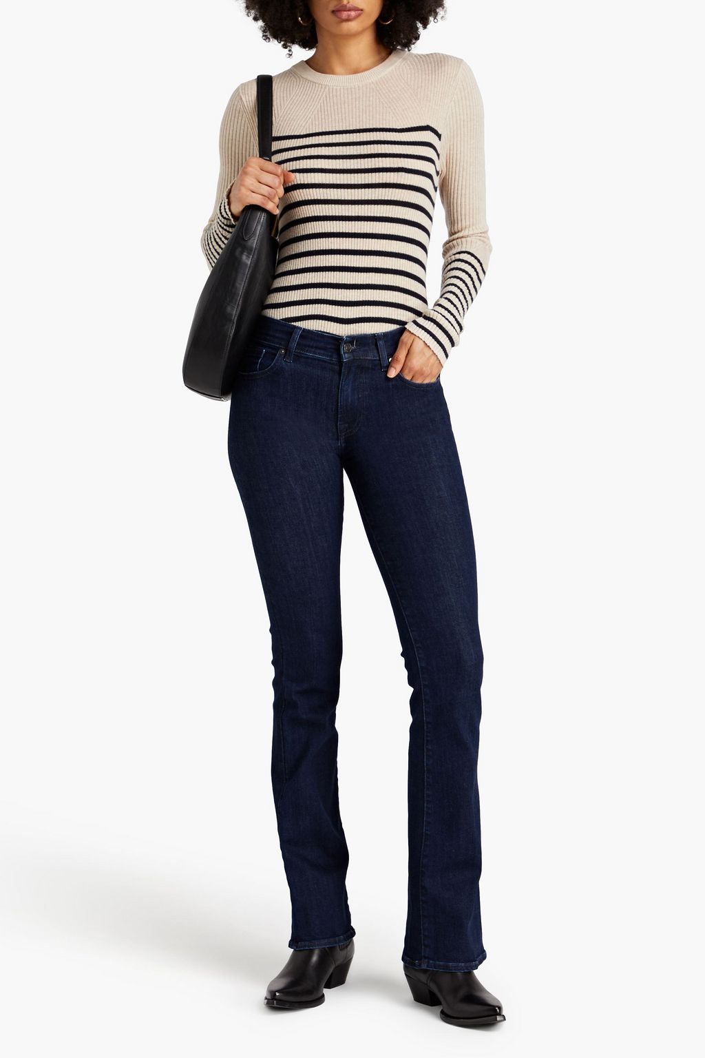 7 FOR ALL MANKIND جينز بقصّة بوت كت وخصر منخفض الارتفاع