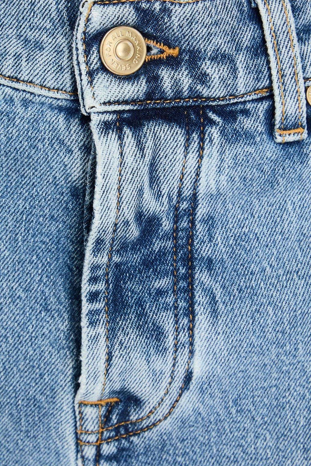 7 FOR ALL MANKIND Zoey hoch sitzende Jeans mit weitem Bein