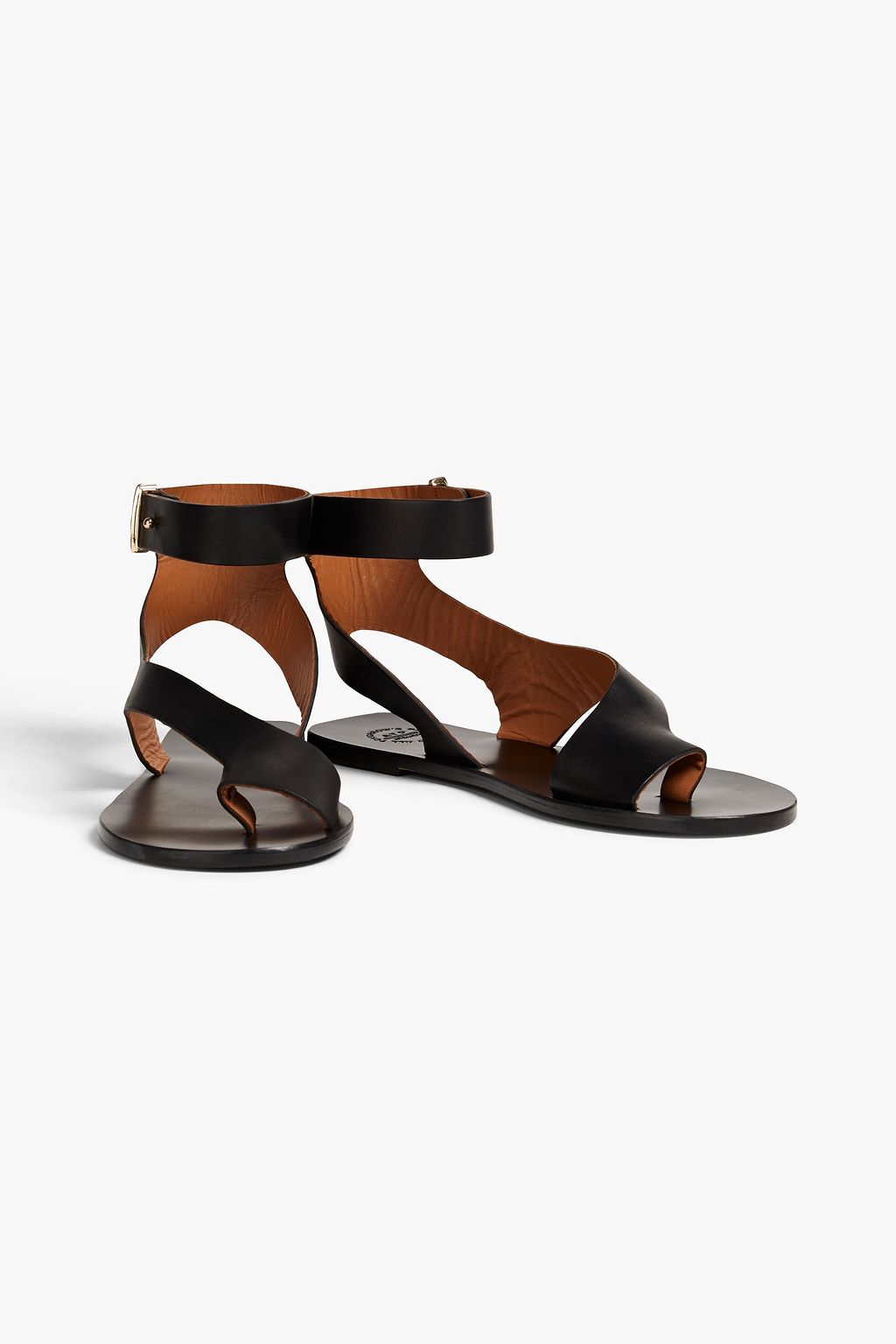 ATP Atelier Women's Ultimo Leather Sandals Gold