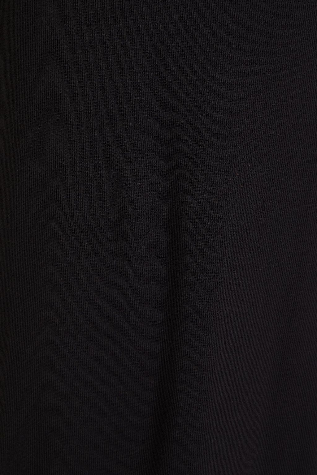 ANNA QUAN Ribbed stretch-cotton jersey midi dress