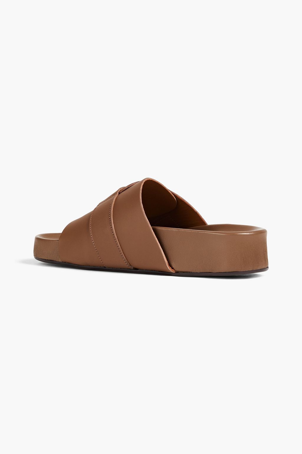 ATP ATELIER Teggiano leather slides