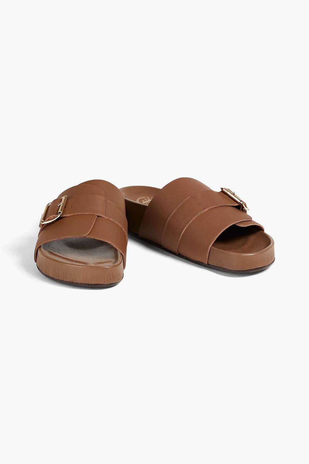 ATP ATELIER Teggiano leather slides