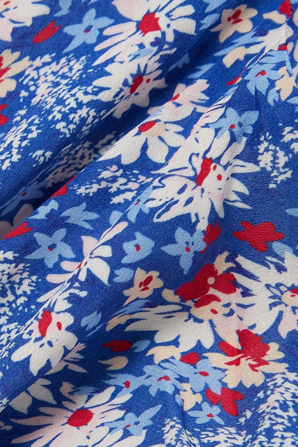 RIXO Bridgette floral-print georgette blouse