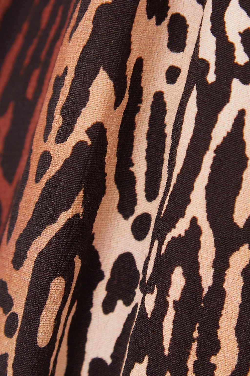 RIXO Karen crystal-embellished leopard-print crepe midi dress