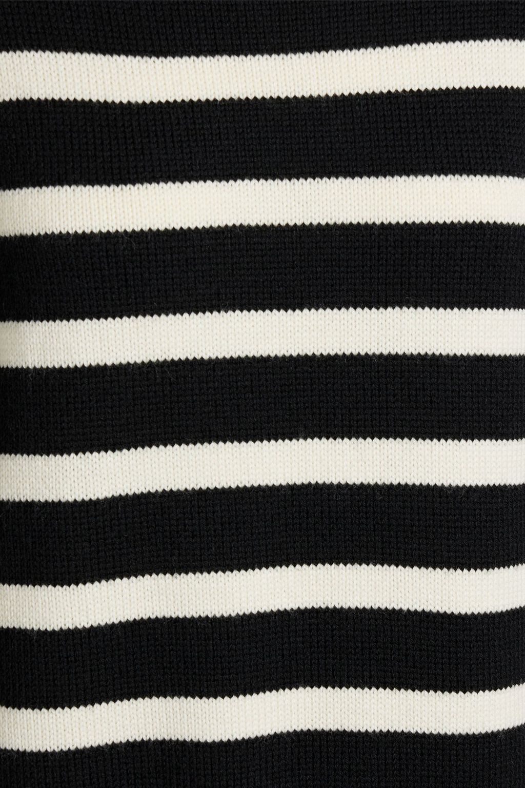 IRIS & INK Sophie striped merino wool turtleneck sweater
