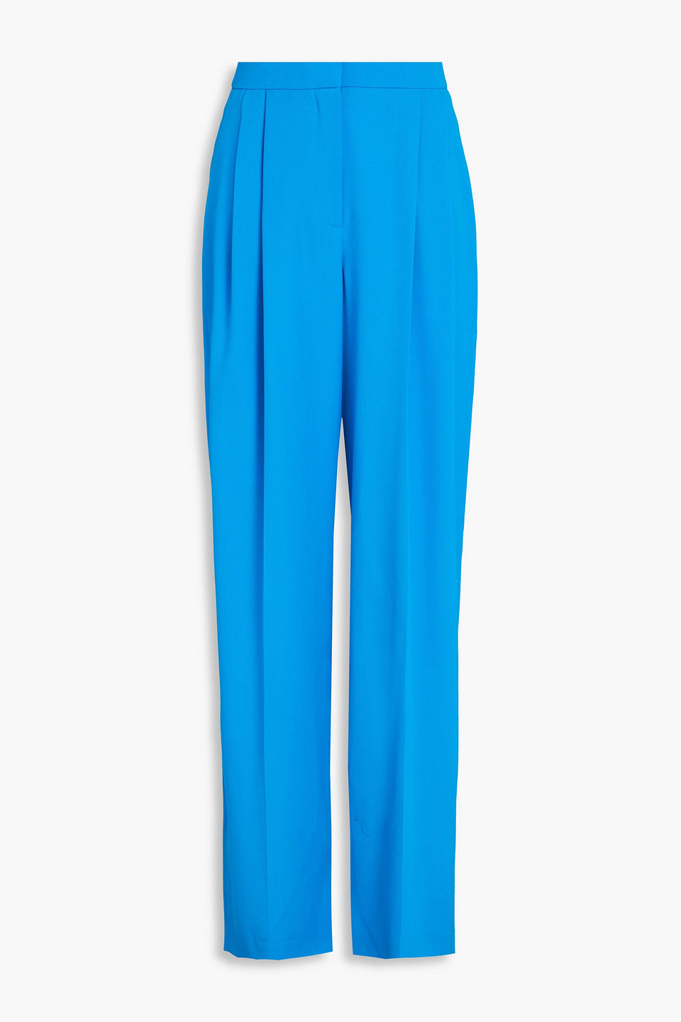 ALEXANDER MCQUEEN WOOL-CREPE WIDE-LEG PANTS