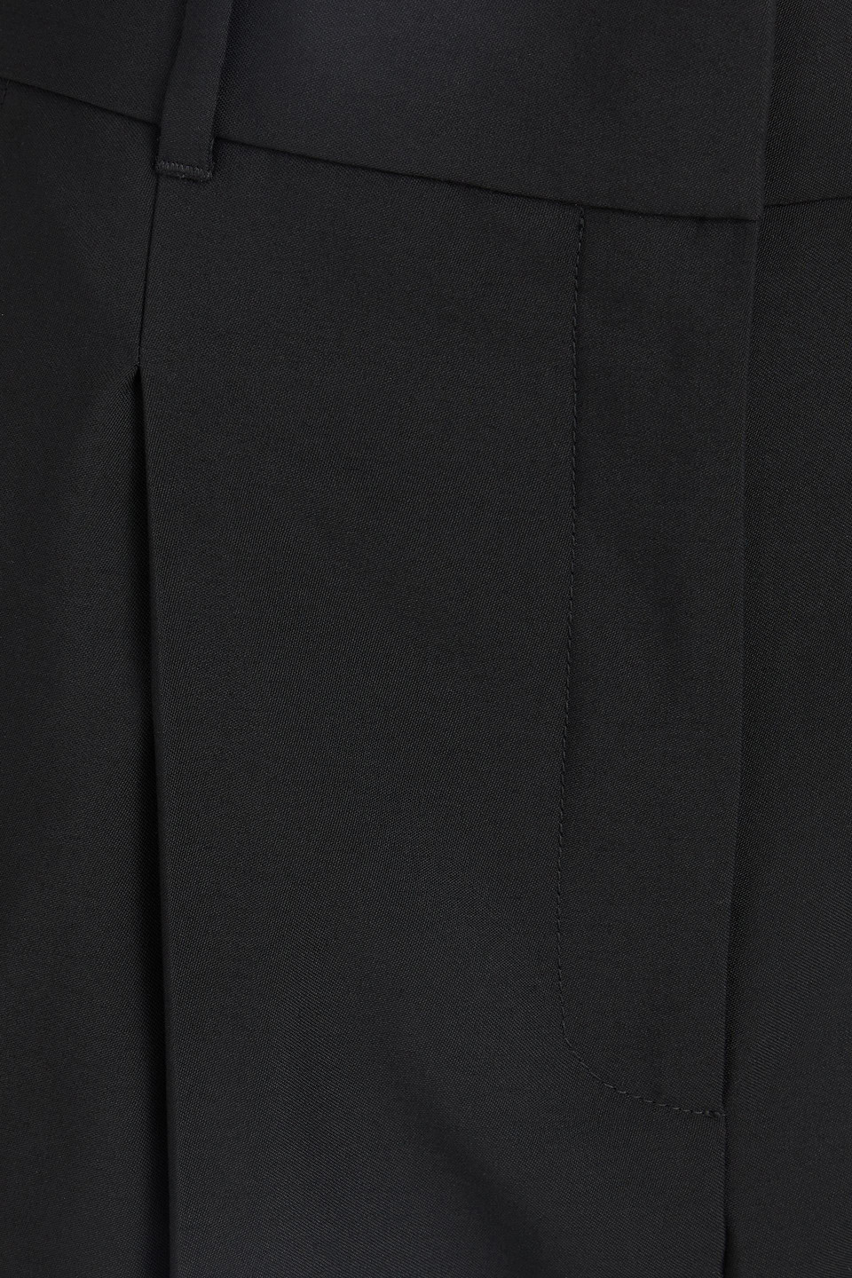 ALEXANDER MCQUEEN WOOL-CREPE TAPERED PANTS