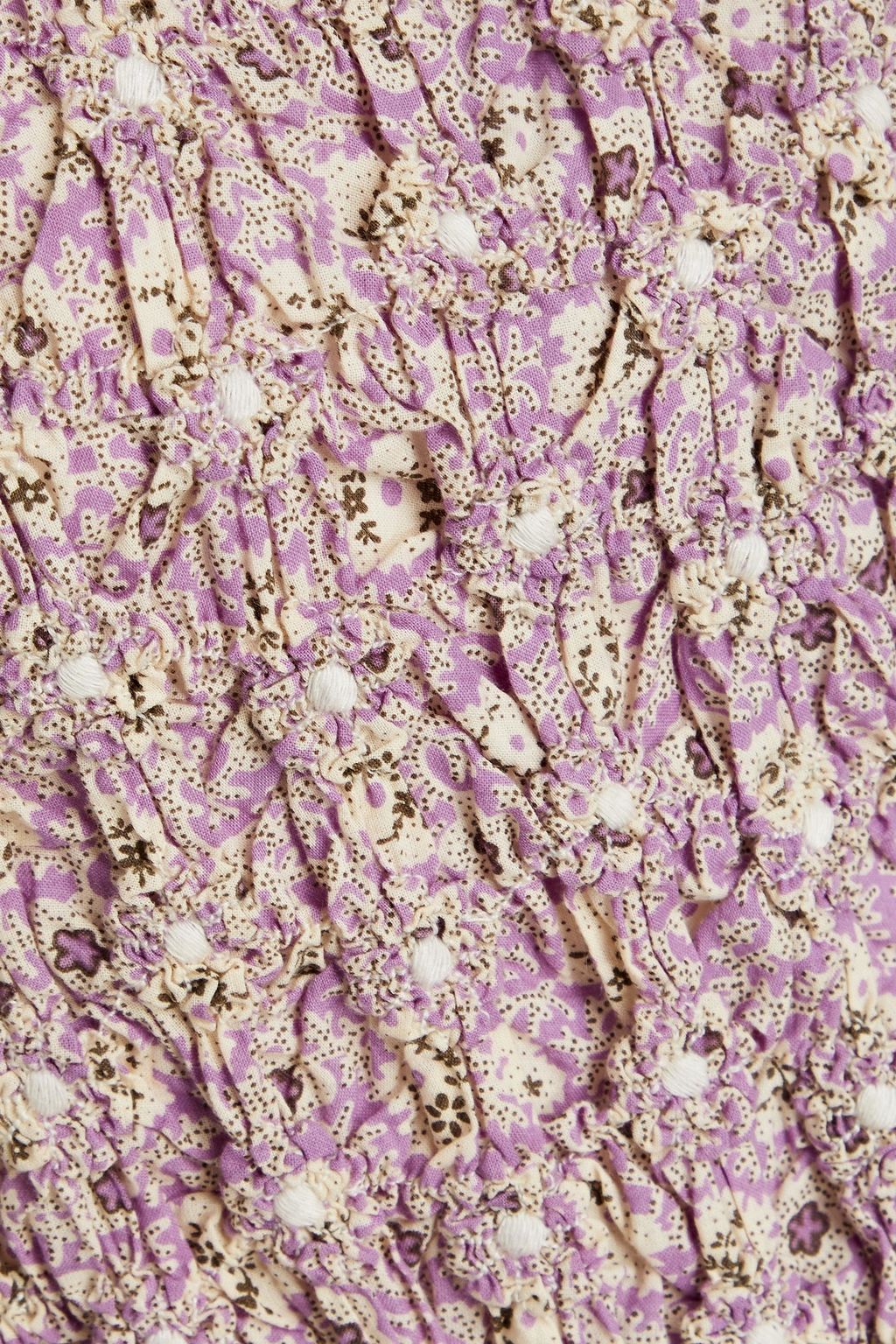 SEA Apron floralprint cotton midi dress THE