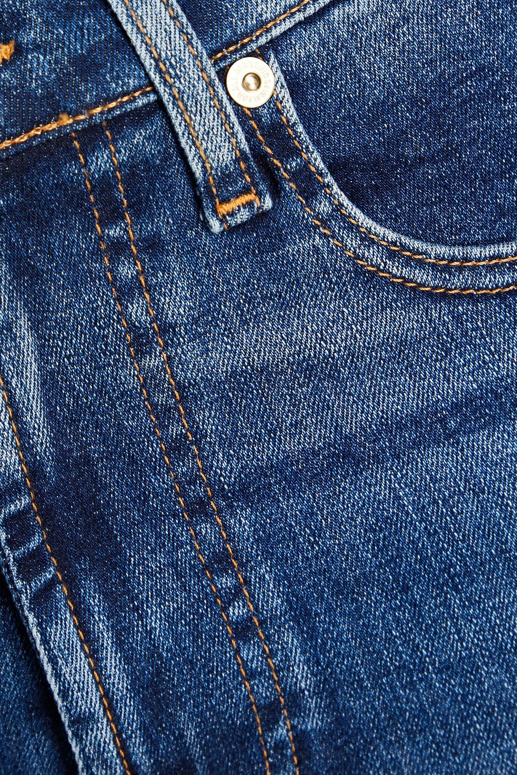 7 FOR ALL MANKIND بنطال «سوهو» بخصر عالٍ وبأرجل ضيقة