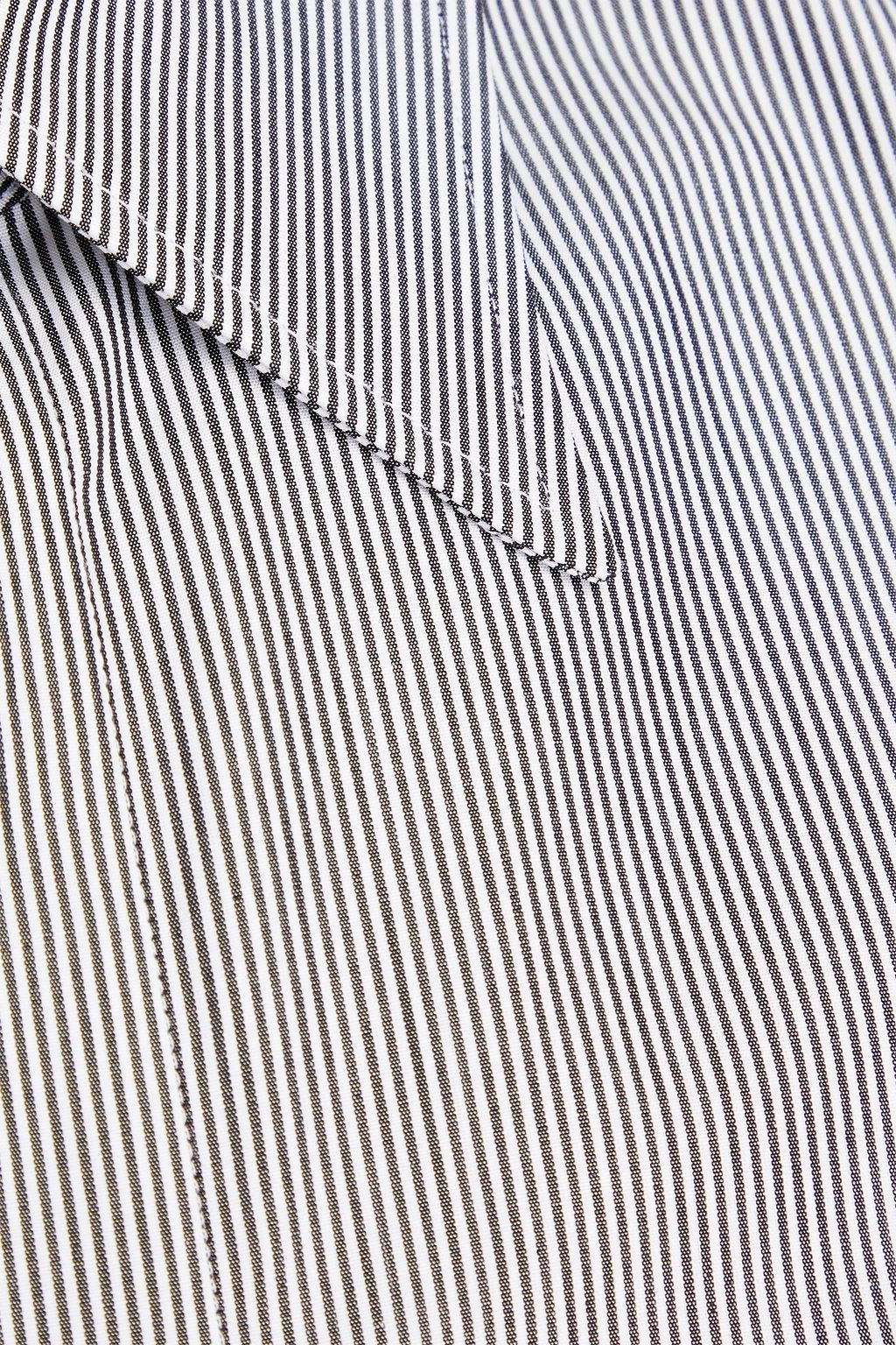 MAISON MARGIELA Striped cotton-poplin shirt