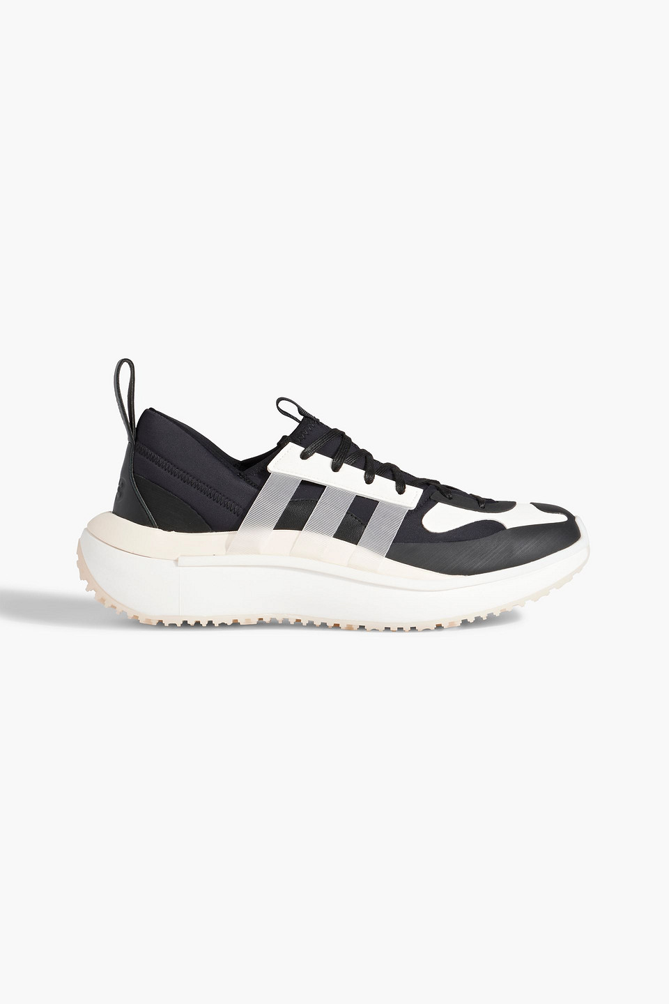 Shop Y-3 Qisan Cosy Ii Shell And Neoprene Sneakers In Black