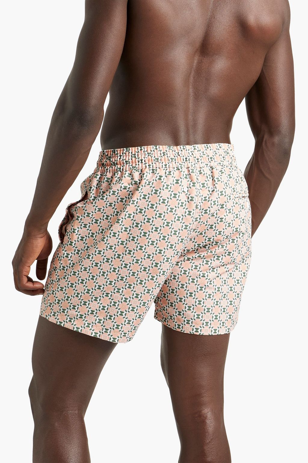 FRESCOBOL CARIOCA Short-length printed swim shorts