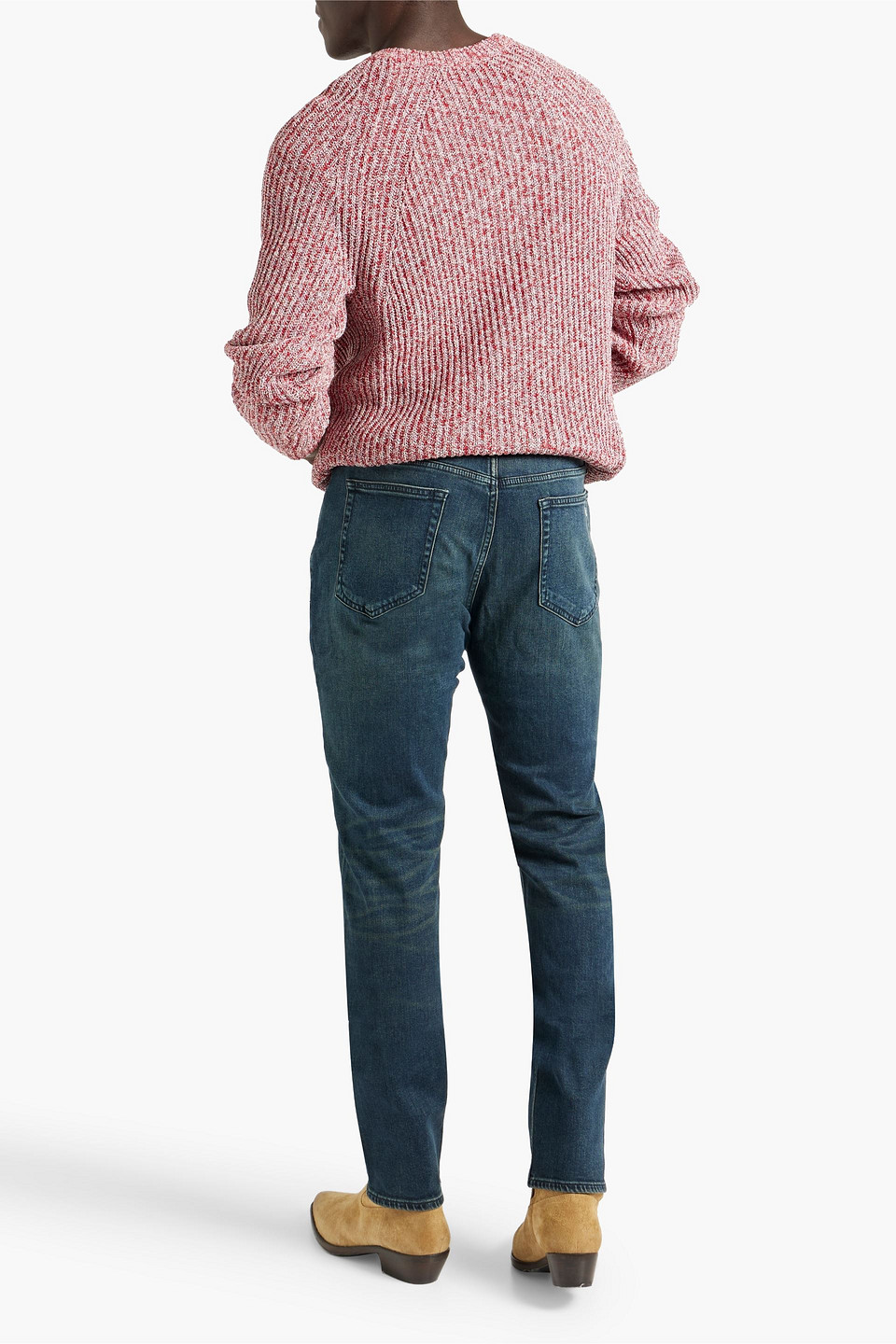 Rag & Bone Fit 3 Slim-fit Faded Denim Jeans In Dark Denim